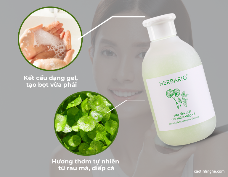 Mùi hương tự nhiên từ rau má, diếp cá mang lại cảm giác dễ chịu, thoải mái Mùi hương tự nhiên từ rau má, diếp cá mang lại cảm giác dễ chịu, thoải mái