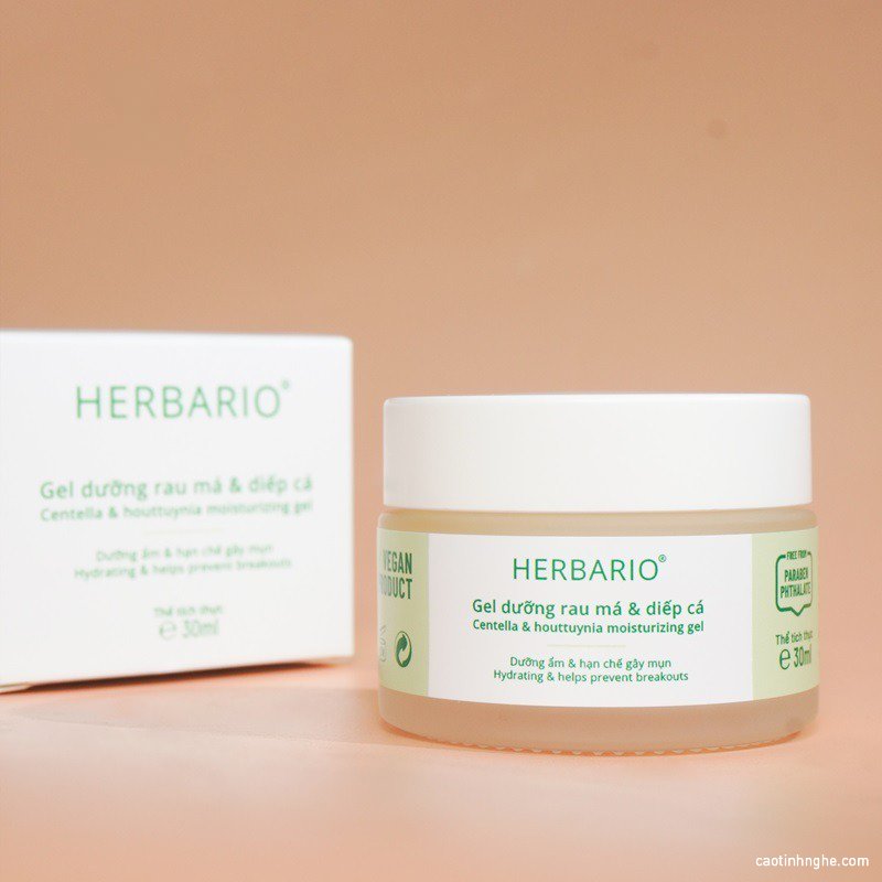 Gel dưỡng rau má & diếp cá Herbario gel duong rau ma diep ca herbario