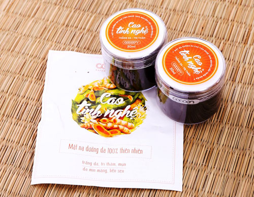 mặt nạ dưỡng da cao tinh nghệ mat na duong da cao tinh nghe