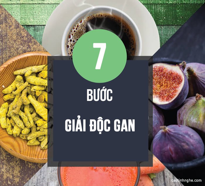 7 bước để giải độc gan an toàn và hiệu quả