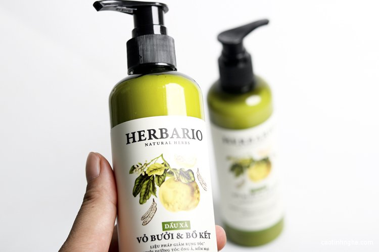 Dầu xả chiết xuất vỏ bưởi bồ kết HERBARIO Dầu xả chiết xuất vỏ bưởi bồ kết HERBARIO