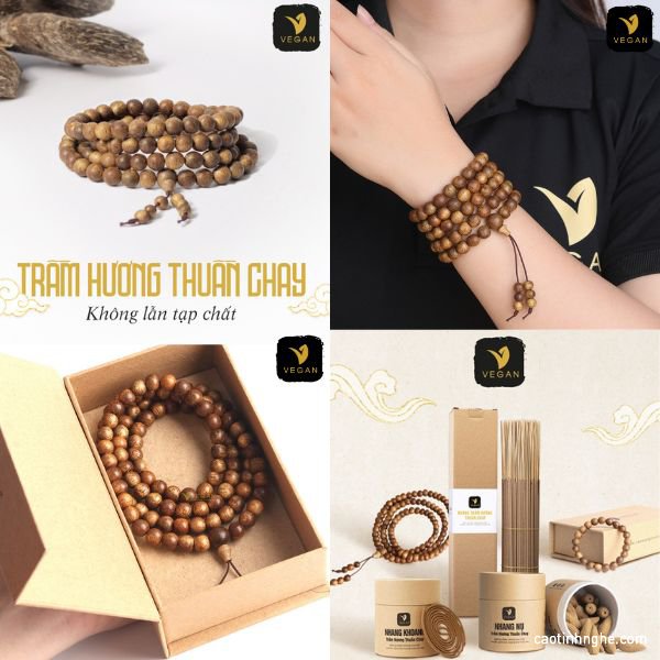 vòng trầm hương vegan vong tram huong Vegan