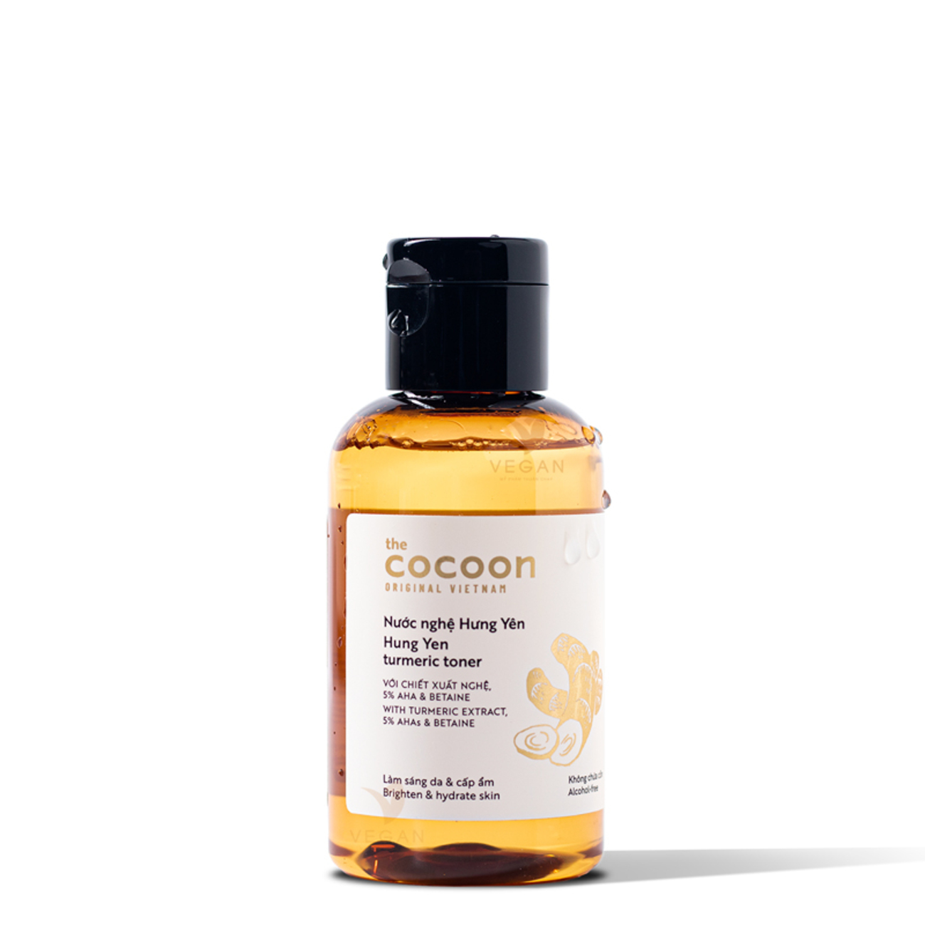 Toner nước nghệ Hưng Yên 140ml cân bằng da giảm thâm sáng mịn tự nhiên